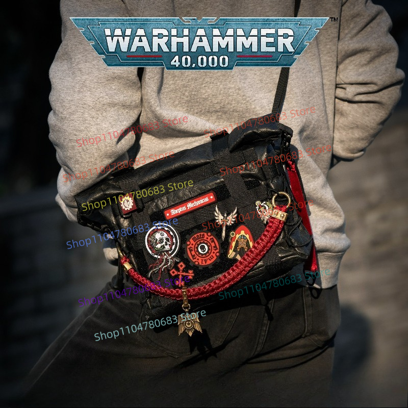 Laptop Accessories Gifts For Men - 40K アスタルテス戦術レトロメッセンジャーバッグポータブルショルダートラベルバッグタブレットラップトップ男性カジュアルクロスボディハンドバッグボーイズギフト