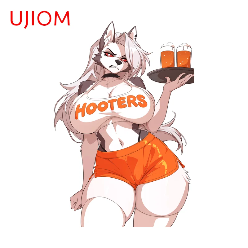 Laptop Accessories Kids - UJIOM Loona スポーツウェア Waifu ウォールステッカー 興味深い毛皮のようなオオカミの女の子