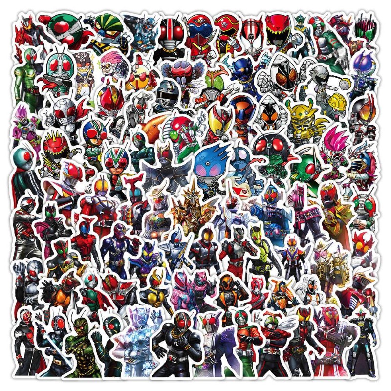 Accessories Laptop - 103 個仮面ライダーインス美的かわいい漫画ステッカー防水 DIY アニメグッズデカールノートブックラップトップデスクトップ装飾用