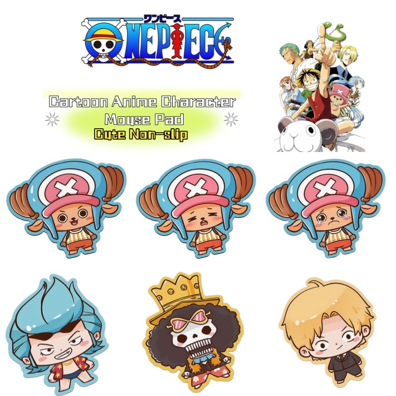 ワンピース漫画アニメキャラクターかわいいマウスパッド和風滑り - Accessories Laptop のレビューと価格