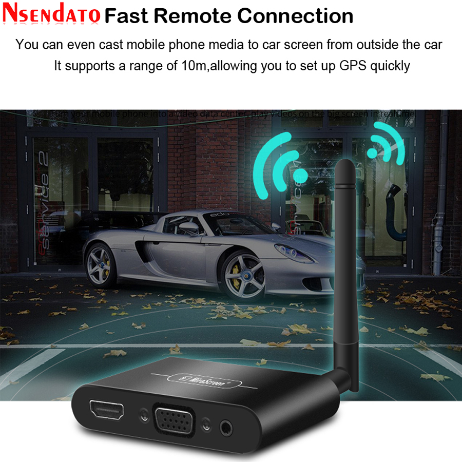 X6W Plus ワイヤレスディスプレイレシーバー ドングル - Hdmi Vga Adapter のレビューと価格