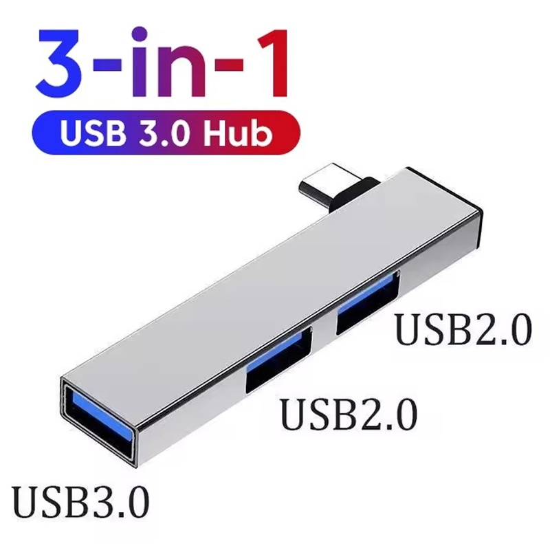 3in1 USB 3.0ハブ 3ポート マルチタイプCスプリ - Laptop Accessories Usb のレビューと価格