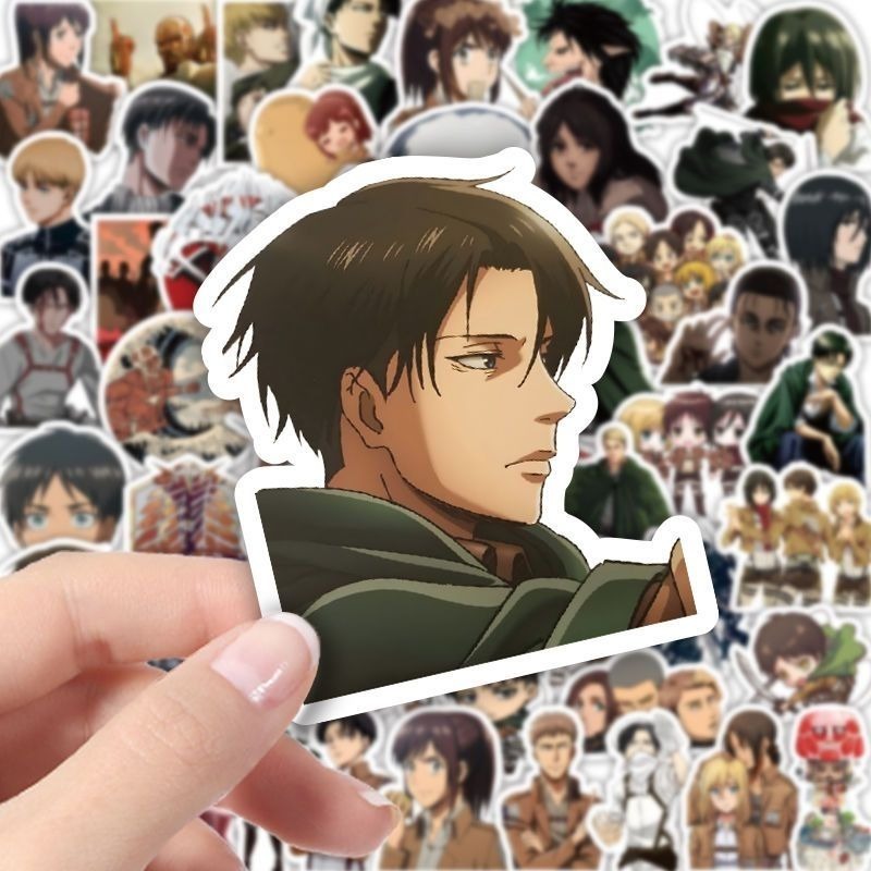 60枚入り 進撃の巨人 アニメステッカー かわいい 防水デカ - Laptop Accessories All のレビューと価格