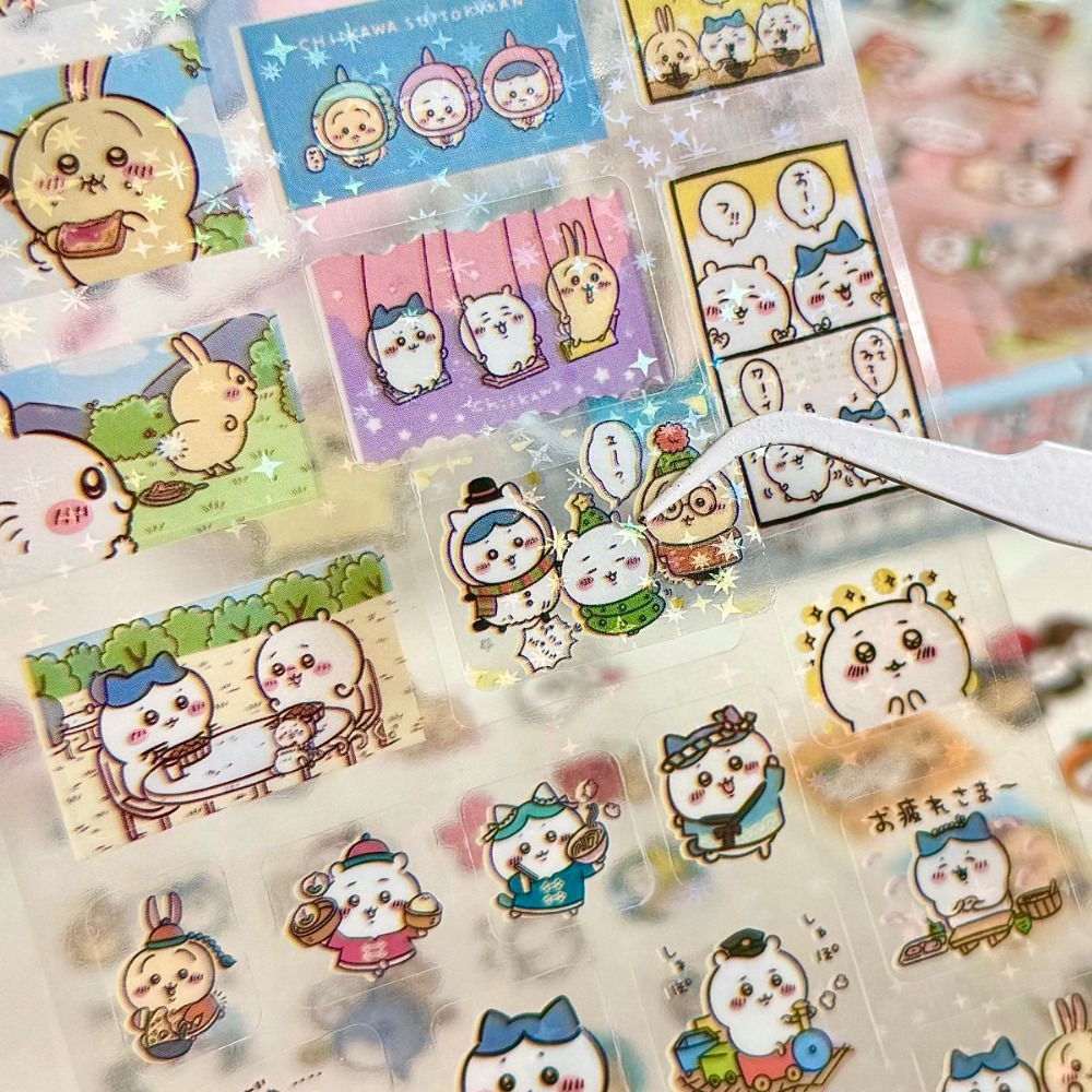 30枚入り ちいかわレーザーステッカー 漫画防水ステッカー  - Laptop Accessories All のレビューと価格