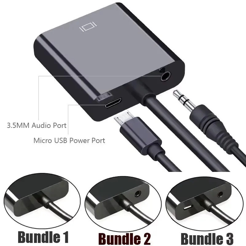 1-4セット HD 1080P HDMI - VGAケーブル - Hdmi Vga Adapter のレビューと価格