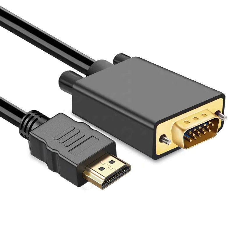HDMI互換オス-VGAオスアダプターケーブル,ビデオコンバ - Hdmi Vga Adapter のレビューと価格