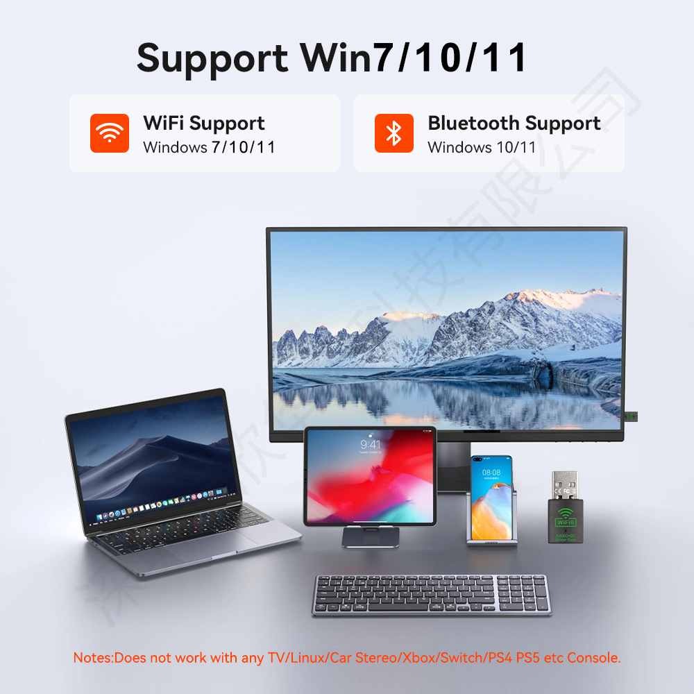 R36S WiFi アダプター USB ワイヤレスネットワー - Laptop Accessories Usb のレビューと価格
