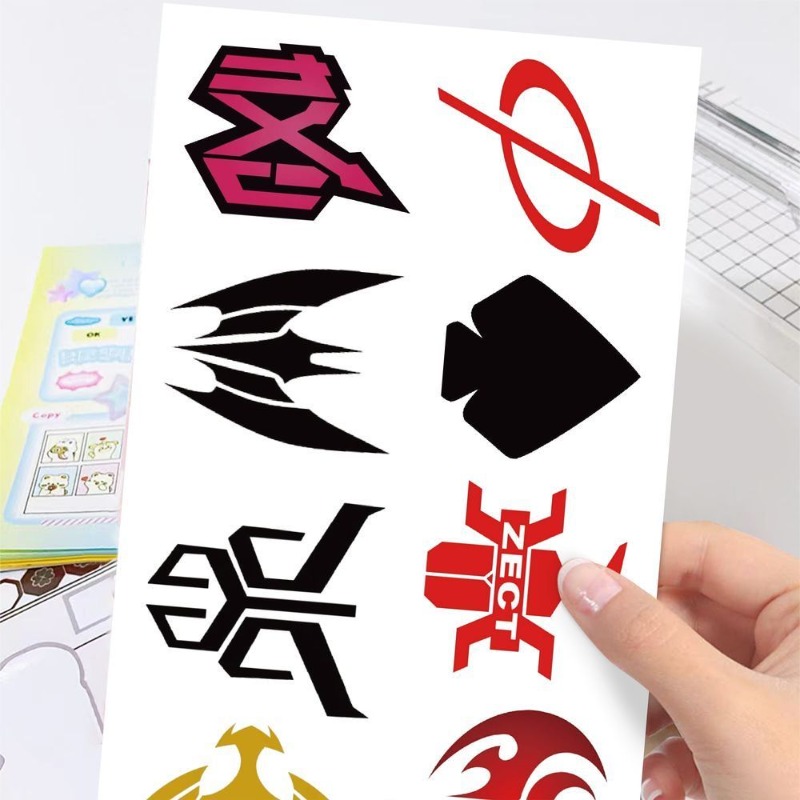 60 枚の仮面ライダーロゴステッカークリエイティブデカール防 - Laptop Accessories All のレビューと価格