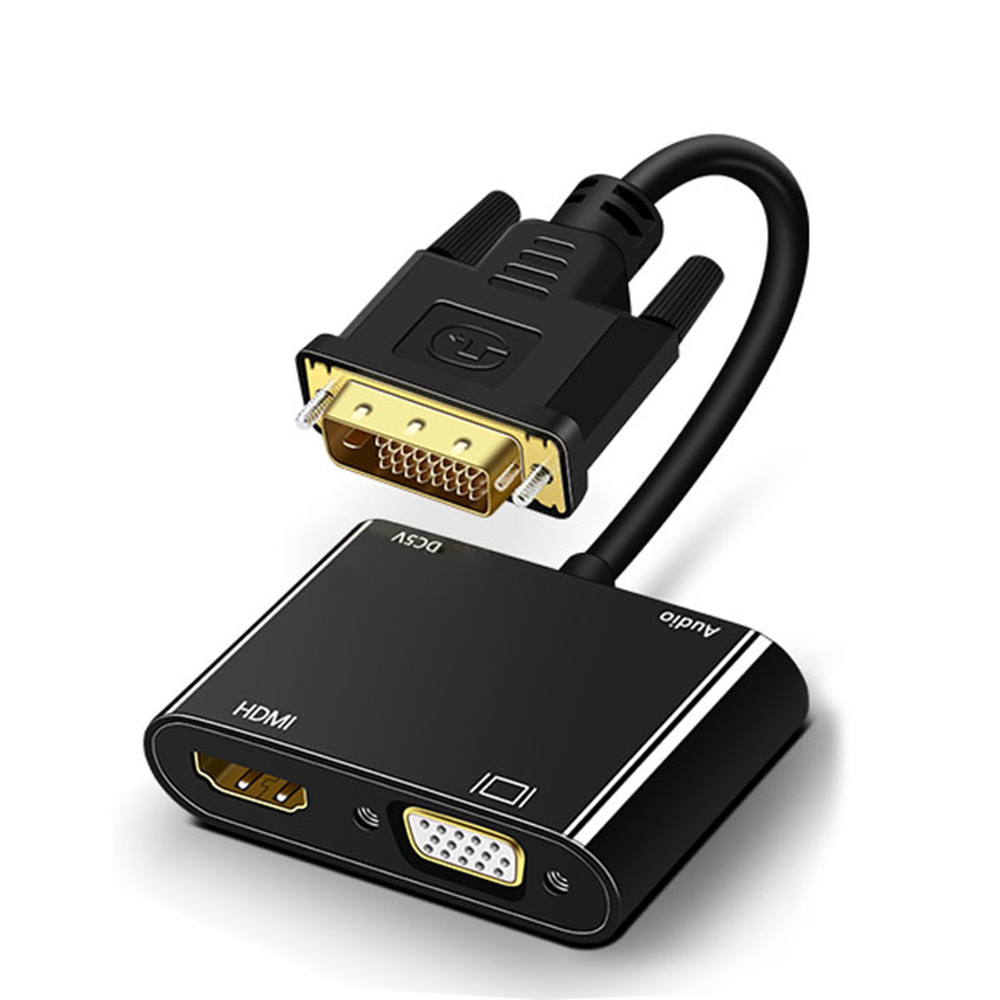 Dviからvgaへのコンバーター,hdmiスプリッター,デュ - Hdmi Vga Adapter のレビューと価格